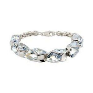 Atelier Swarovski Silver‎ Crystal Rock Bracelet